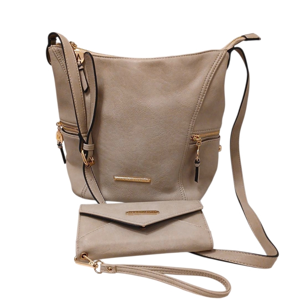Elegant Beige Women's Bag Set